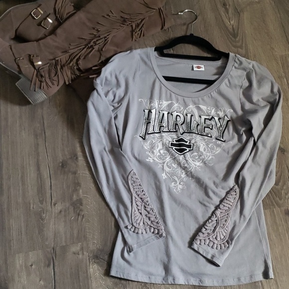 Harley-Davidson Tops - Long sleeve harley shirt